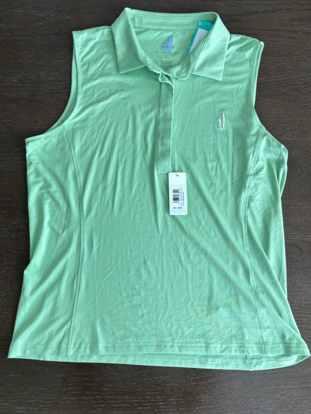 NWT johnnie-O sleeveless performance polo